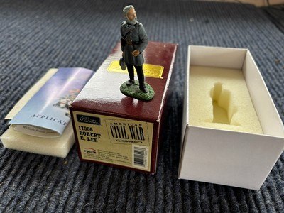 W. Britain 5.4mm metal Robert E. Lee and Stonewall Jackson figure collectibles