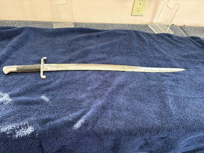 Excellent Original Yataghan Bayonet for 1858 Model Enfield Rifle