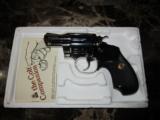 Colt Detective Special .38 +P Colt Custom Factory Pinto Nickel w/Blue Cylinder - 15 of 15