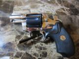 Colt Detective Special .38 +P Colt Custom Factory Pinto Nickel w/Blue Cylinder - 8 of 15