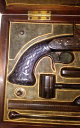 Antique French boxed set of Dueling/Target Percussion, Mint and complete- 8 of 14