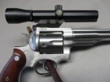 Ruger Redhawk .44 Mag 7.5” Stainless Scoped w/Original Box and Holster - 2 of 15