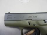 Glock 42 380 ACP Green Cerakote 6+1 Conceal Carry Pistol NIB - 3 of 13