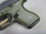 Glock 42 380 ACP Green Cerakote 6+1 Conceal Carry Pistol NIB - 4 of 13