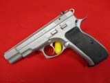 CZ-USA CZ 75B Stainless 9mm Ambi Safety Like New in Box - 2 of 13