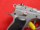 CZ-USA CZ 75B Stainless 9mm Ambi Safety Like New in Box - 9 of 13