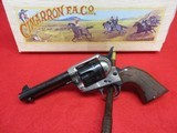 Cimarron Frontier Old Silver Frame .45 Colt Engraved - 1 of 14