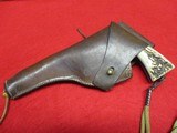 Colt Model 1917 D.A. 45 w/stag grips, original grips (customized), moon clips, lanyard, holster - 15 of 15