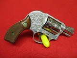 Smith & Wesson Model 38 Unique, Class A Engraved w/factory letter, holster - 5 of 15