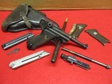 Mauser P.08 Luger S/42 9mm pistol Made 1938 w/22 Conversion Kit, Holster - 1 of 15