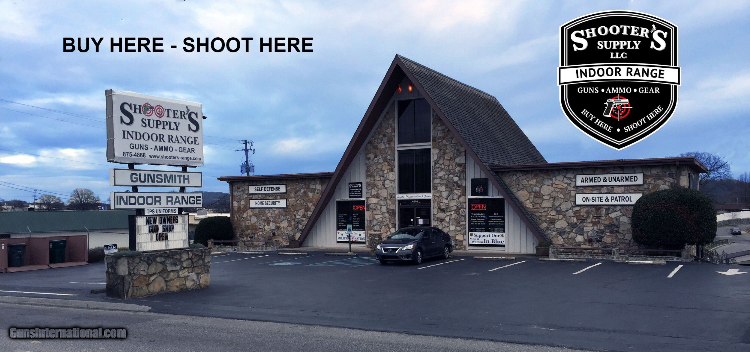Chattanooga's Premier Gun Shop and Indoor Shooting Range FOR SALE by