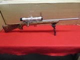 Savage 93R17 BTVSS 17 HMR Bolt Rifle w/Scope, bipod, Excellent Condition - 1 of 15