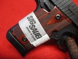 Sig Sauer P938 Siglite NS, Rosewood Grips, Exc. Cond w/box, manual, spare mags, holsters - 5 of 14