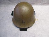 WW2 Japanese Imperial Naval Landing Forces Helmet Complete - 1 of 11