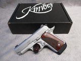 Kimber Micro 9 Stainless Steel Rosewood Grips New in Box - 1 of 15