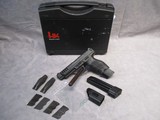 heckler & koch vp9l 9mm semi auto competition pistol excellent condition with box