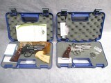 Smith & Wesson Pair of Model 25-14 RARE, One Nickel, One Blued, 250 Mfg. of each. - 1 of 15