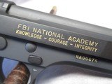 Beretta Model 92FS FBI National Academy Commemorative 9mm with Display Case - 6 of 15