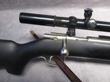 Winchester Model 75 Target Rifle Custom Nickel Finish with Redfield 12x Target Scope - 3 of 15