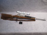 Ruger Mini-14 .223 Rem Stainless steel with Burris Mini Scope, Made 1983 - 1 of 15