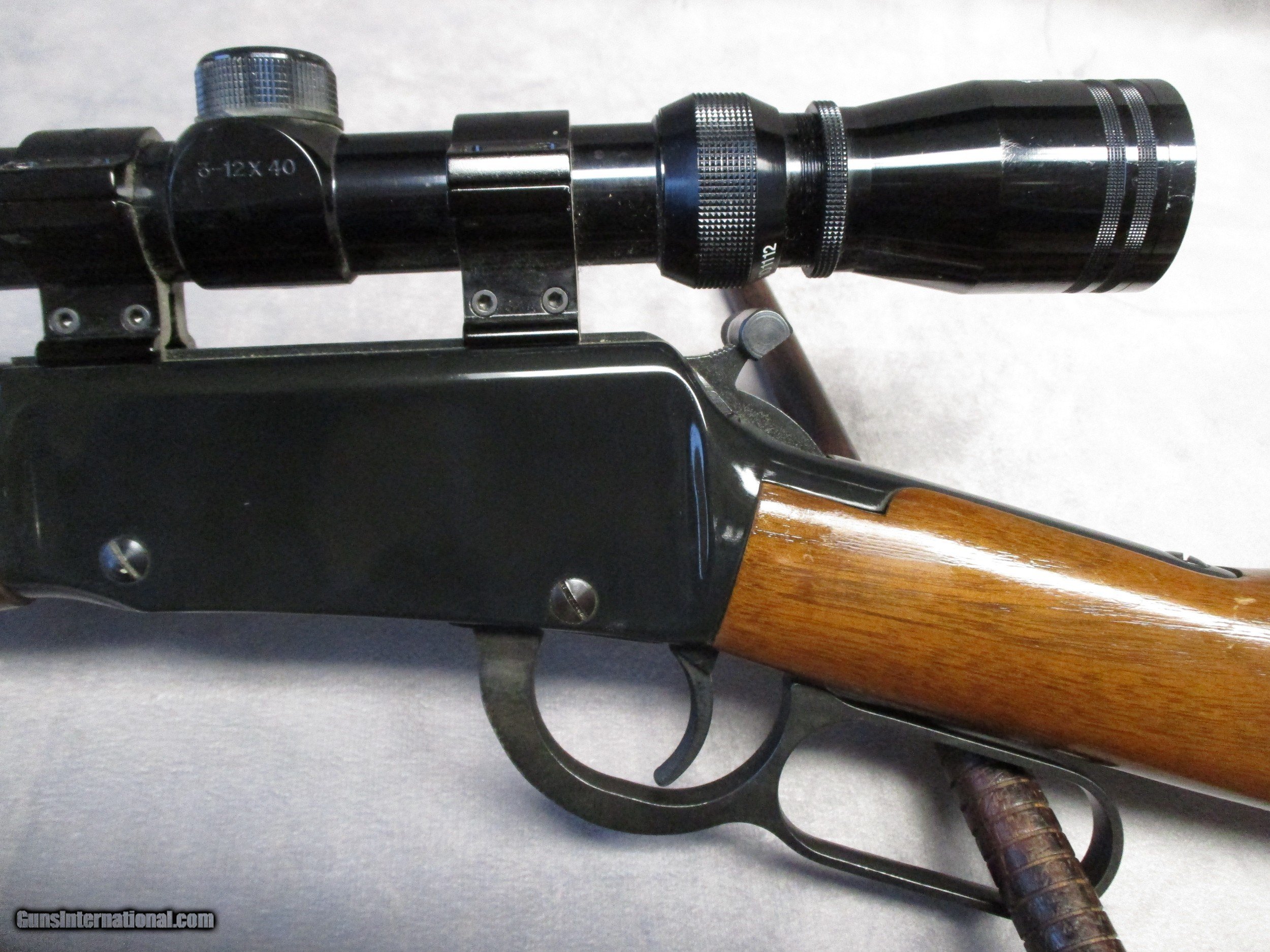 Ithaca Model 72 Saddle Gun Lever Rifle 22LR with Scope, Sling