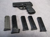 Sig Sauer P239 9mm and .40 S&W, 2 barrels, 5 MAGS, box, manual, spare grips - 2 of 15