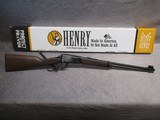 Henry Classic Lever Action Rifle 22 Magnum 19.25” New in Box - 1 of 15