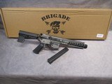 Brigade Mfg. BM-F-9 9mm AR Pistol Tungsten Grey New in Box - 1 of 15