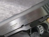 Colt 1911 Combat Elite Commander 9mm w/NC Ordnance Repro Ram Horn Colt Medallion Grips, Original Box - 5 of 15