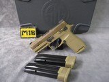 Sig Sauer P320 M18 9mm 320CA-9-M18-MS New in Box - 1 of 15