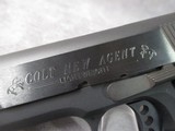 Colt New Agent Lightweight Model 0 .45 3” Subcompact Pistol Like New w/original box - 5 of 15