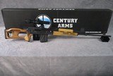 Century Arms PSL 54 7.62x54R AK DMR Rifle New in Box with SD4x26S Scope - 1 of 15