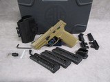 Sig Sauer P322 FDE .22LR 20+1 Pistol with Tac Pac, New in Box - 1 of 15