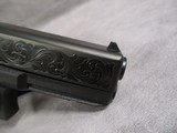 Glock G17 Gen 4 9mm Parabellum DLC Engraved Scrollwork, New in Box - 12 of 15