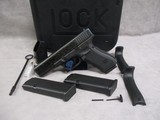 Glock G17 Gen 4 9mm Parabellum DLC Engraved Scrollwork, New in Box