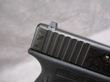 Glock G17 Gen 4 9mm Parabellum DLC Engraved Scrollwork, New in Box - 9 of 15