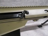 Barrett M107A1-S Semi-Auto Rifle .50 BMG FDE New in Box (Pelican Case) - 5 of 15