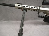 Barrett M82A1 Unique 1 of 1 Electroless Nickel Finish .50 BMG Swarovski Barrett 10x42mm Habicht Scope w/Pelican Hard Case - 10 of 15