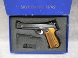 SIG P210 - DK Danish P M/49 Military Pistol with Original Box, No Import Marks