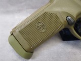 FN USA FNX-45 Tactical 15+1 Optic Ready FDE Excellent Condition with Original Box - 8 of 15