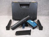 CZ USA CZ 75 TS 2 (Tactical Sport 2) 9mm Blue Aluminum Grips #91220 New in Box