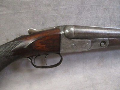 Parker Brothers GH Model SxS 12ga 30” Damascus Barrels Made 1894 - Image 3 of 15