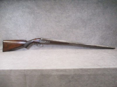Parker Brothers GH Model SxS 12ga 30” Damascus Barrels Made 1894 - Image 1 of 15