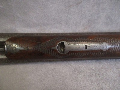 Parker Brothers GH Model SxS 12ga 30” Damascus Barrels Made 1894 - Image 13 of 15