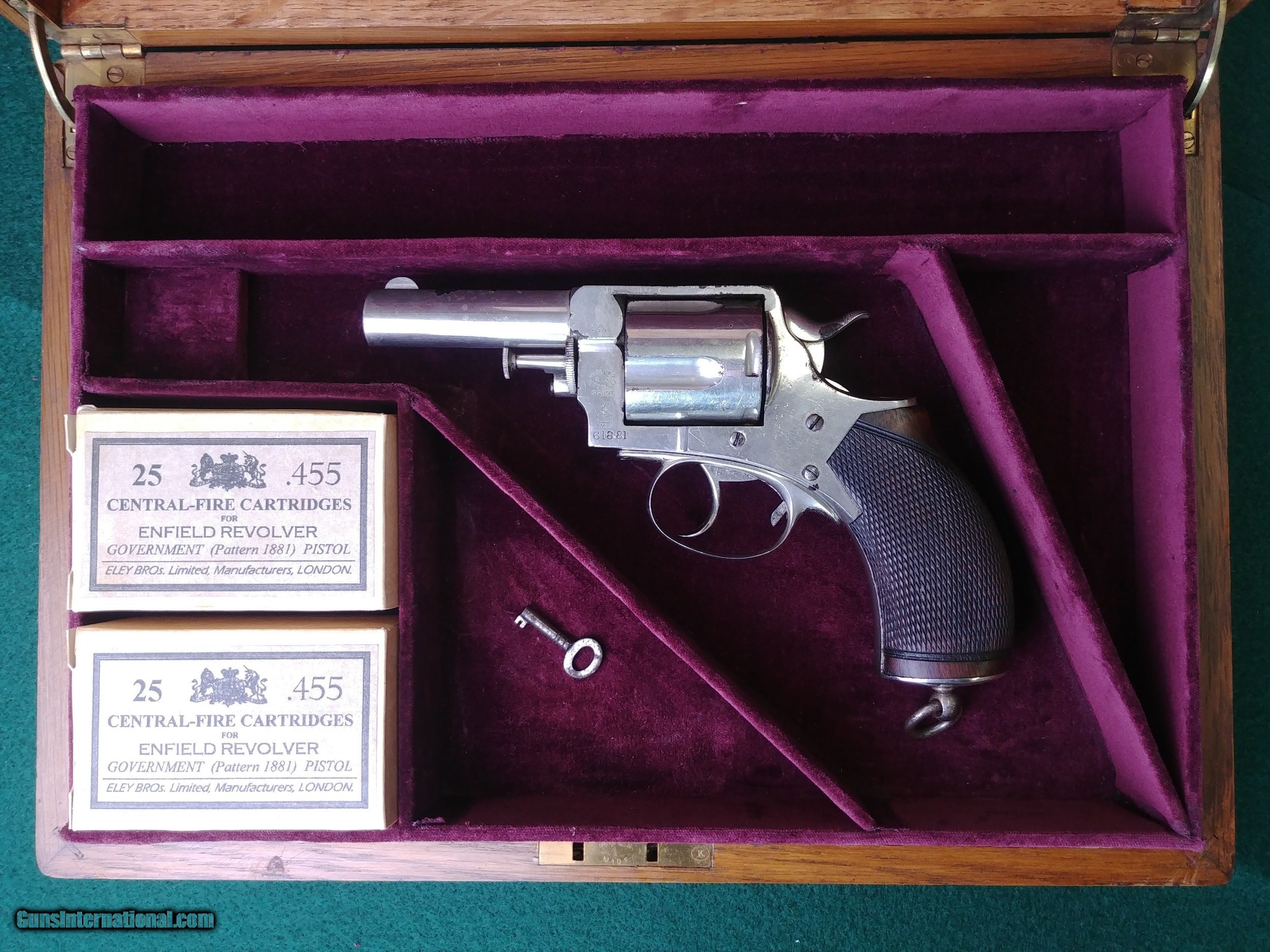 【WEXLEY】 ARNIE Webley & Scott, RIC, Model 83, 5 Shot,.455 Centerfire 3.25