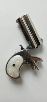 Remington Arms Co., Model 95 Type II Derringer/Deringer .41 Rimfire, Over/Under 3" barrels, PEARL grips - 14 of 15