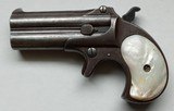 Remington Arms Co., Model 95 Type II Over/Under Derringer/Deringer, .41 Rimfire caliber, 3" Barrels, PEARL GRIPS - 2 of 9