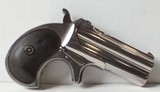 Remington Arms Co., Model 95 Type II Over/Under Derringer/Deringer, .41 Rimfire Caliber, 3" barrels, hard rubber grips - 13 of 15