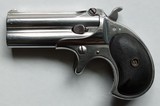 Remington Arms Co., Model 95 Type II Over/Under Derringer/Deringer, .41 Rimfire Caliber, 3" barrels, hard rubber grips - 1 of 15