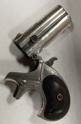 Remington Arms Co., Model 95 Type II Over/Under Derringer/Deringer, .41 Rimfire, 3" barrels, hard rubber grips - 6 of 12